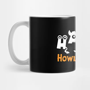 Funny Halloween Saying Quotes - Happy Howl-oween Present ideas For Halloween Party Mug